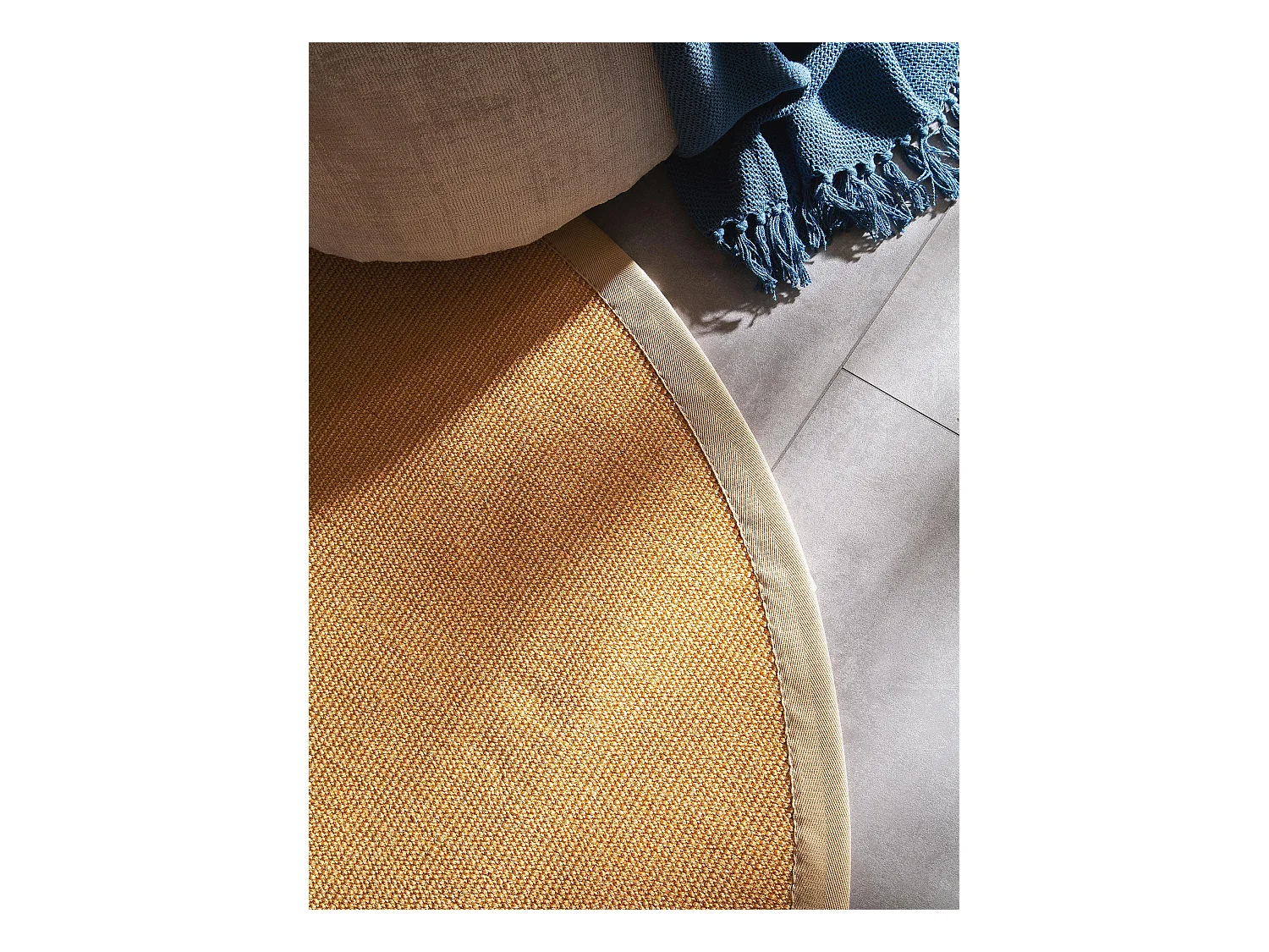 Tapis sisal Sana Beige ø 200 cm rond