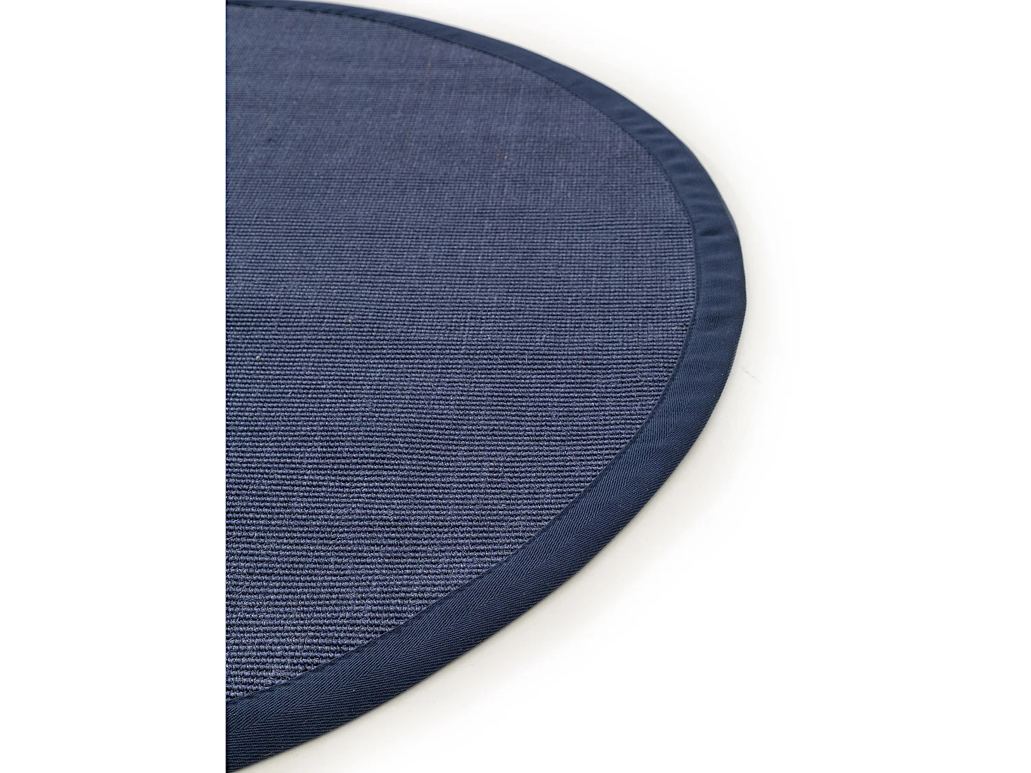 Tapis sisal Sana Bleu ø 250 cm rond