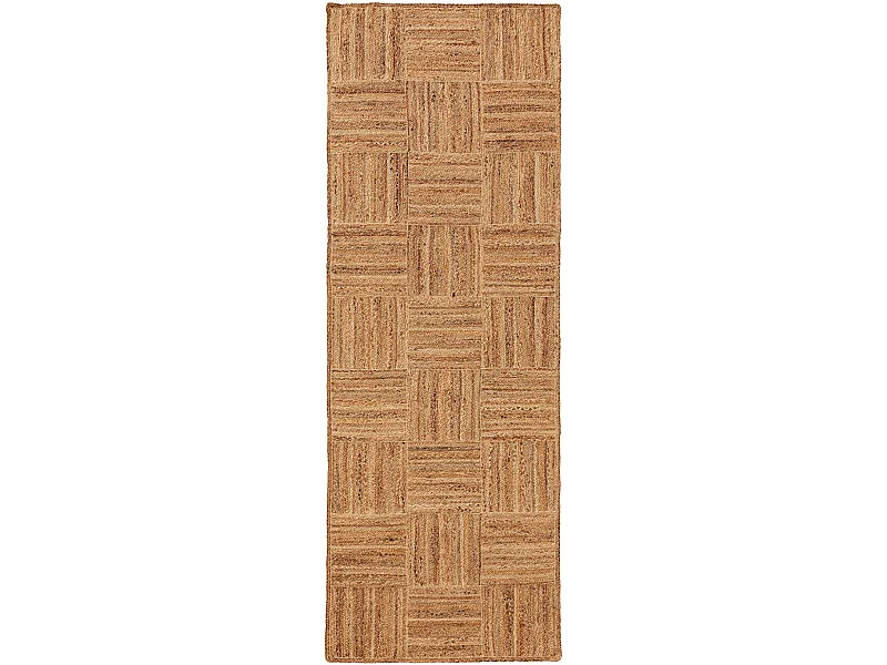 Tapis de jute Jutta Marron clair 70x200 cm
