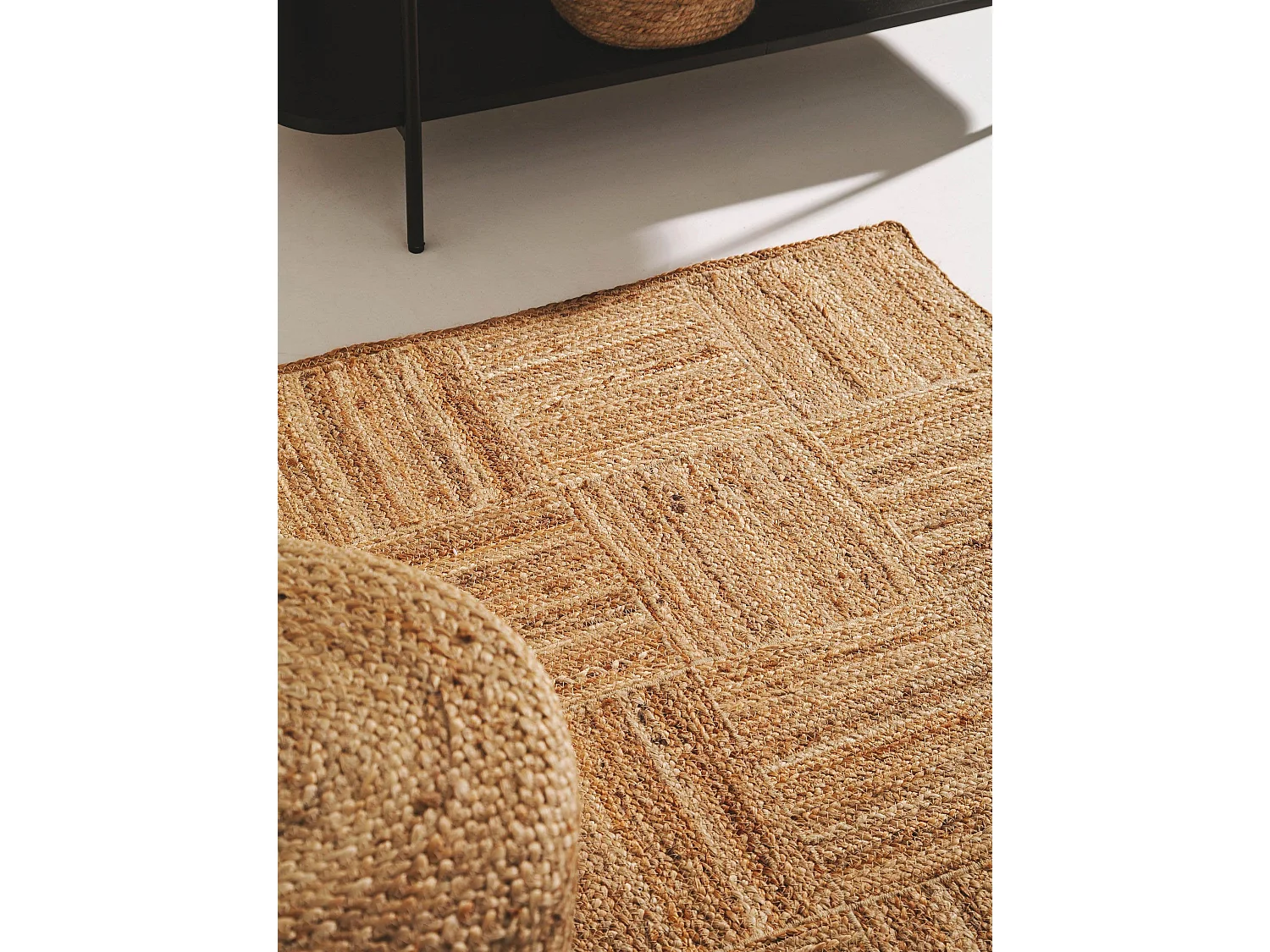 Tapis de jute Jutta Marron clair 70x200 cm