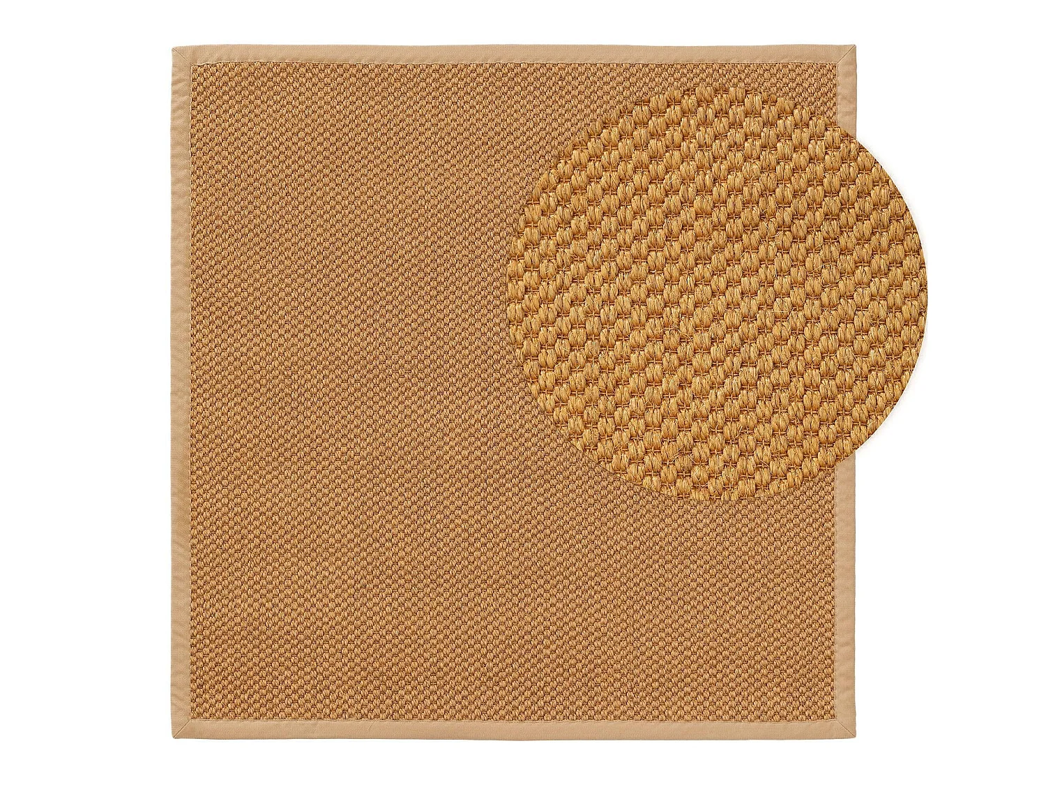 Tapis sisal Greta Beige 150x150 cm