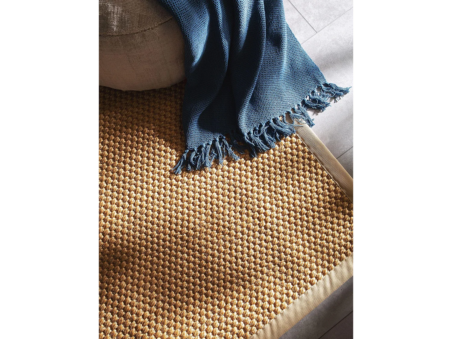 Tapis sisal Greta Beige 150x150 cm