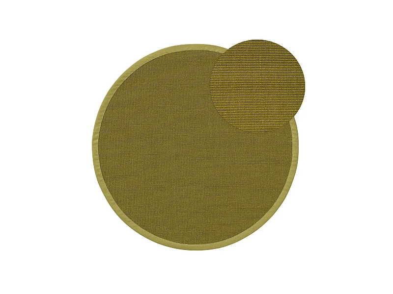 Tapis sisal Sana Vert ø 150 cm rond