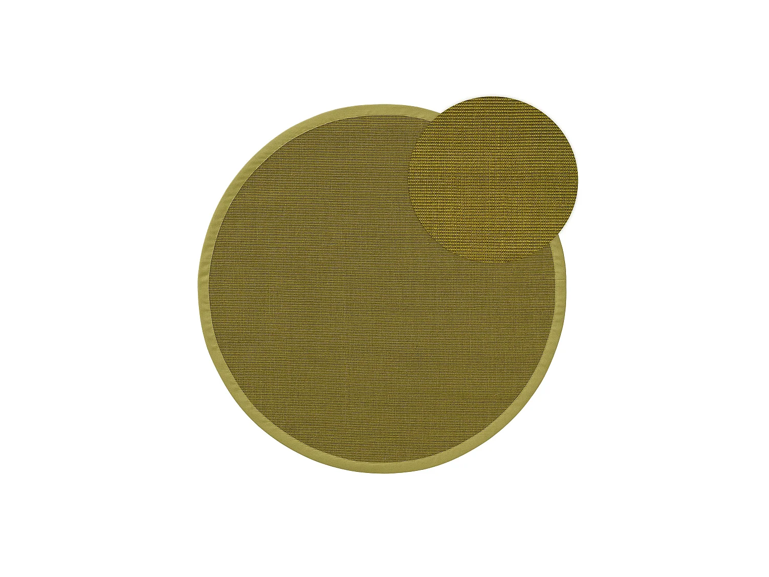 Tapis sisal Sana Vert ø 150 cm rond