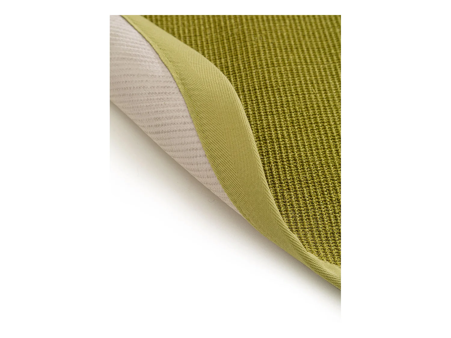 Tapis sisal Sana Vert ø 150 cm rond