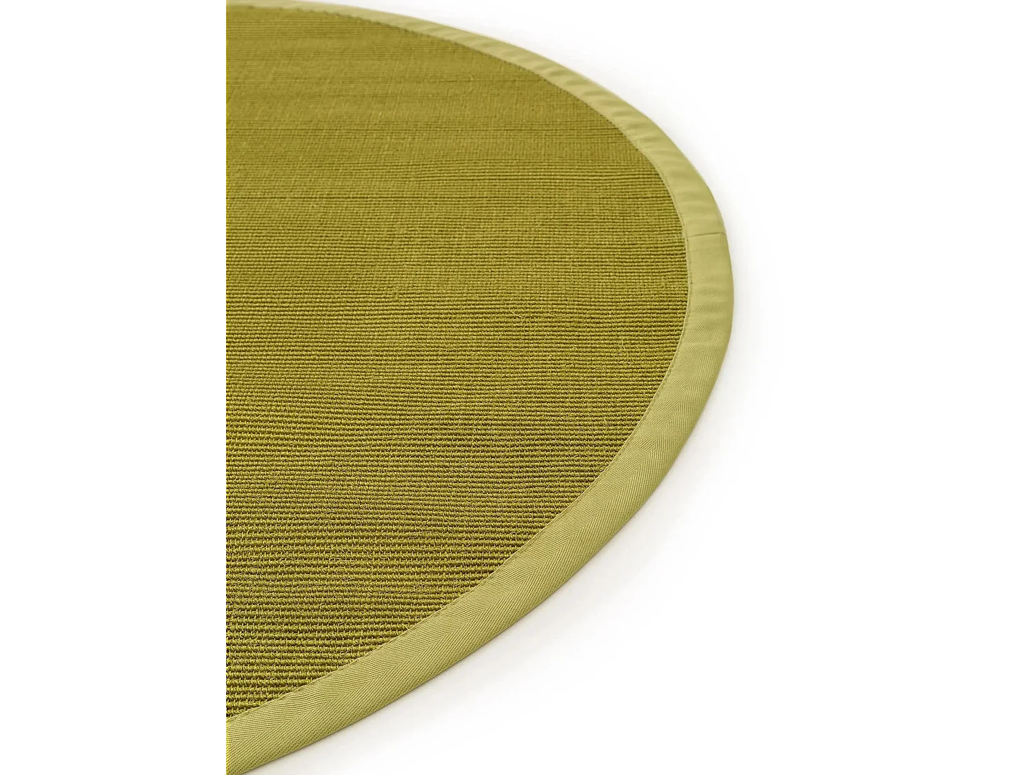Tapis sisal Sana Vert ø 150 cm rond