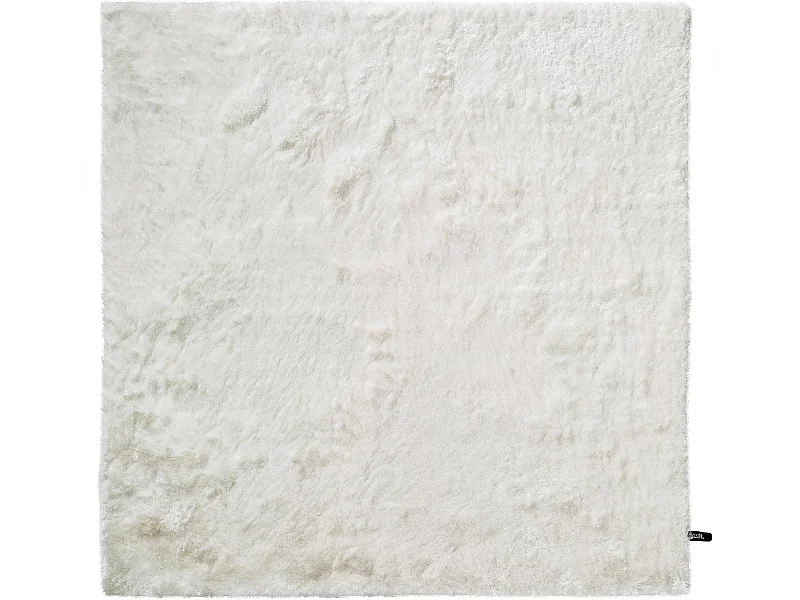 Tapis à poils longs Whisper Blanc 150x150 cm