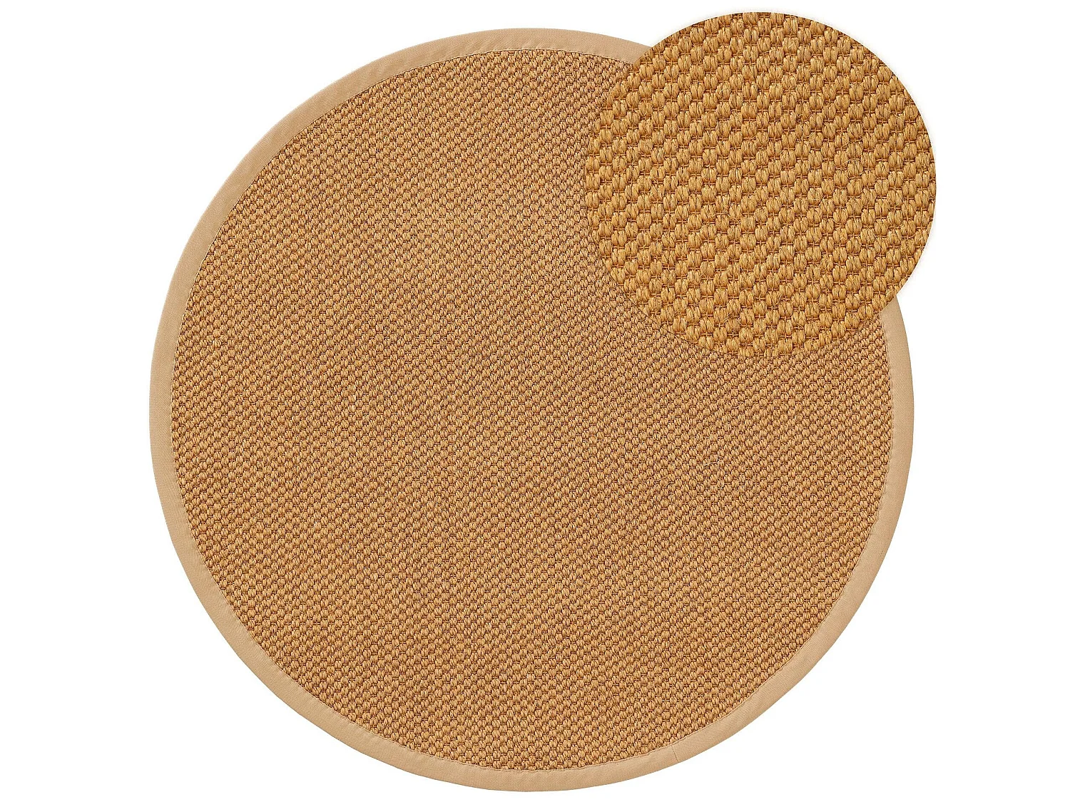 Tapis sisal Greta Beige ø 150 cm rond