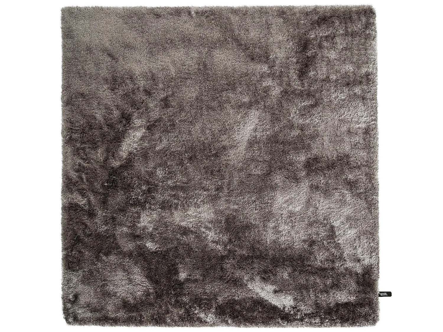 Tapis à poils longs Whisper Gris 60x60 cm