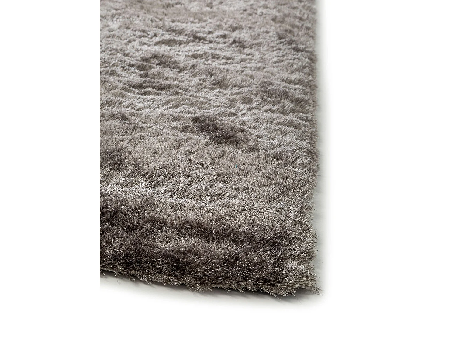 Tapis à poils longs Whisper Gris 60x60 cm