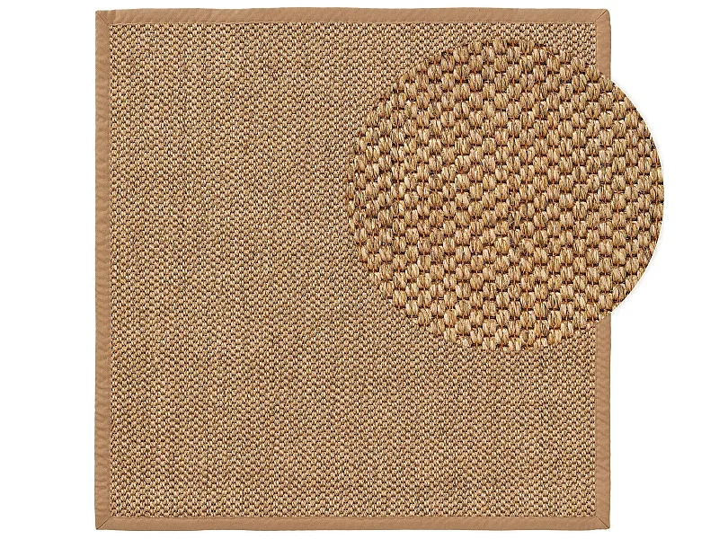 Tapis sisal Greta Crème 150x150 cm