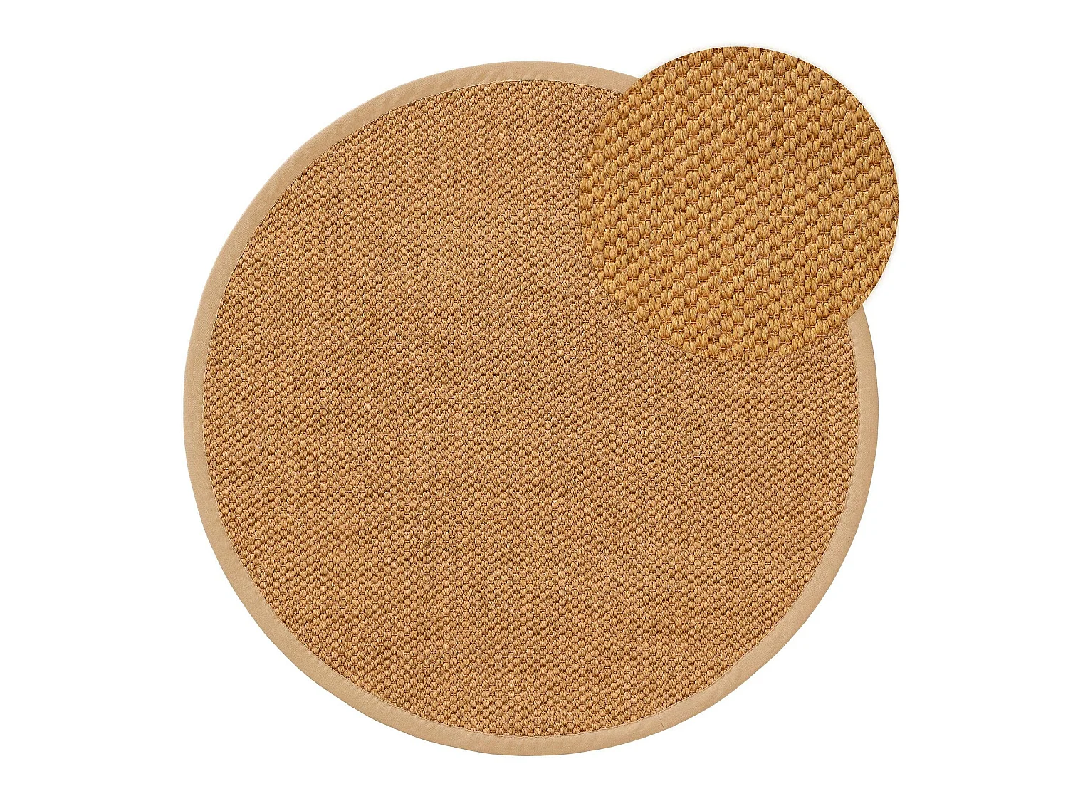 Tapis sisal Greta Beige ø 200 cm rond
