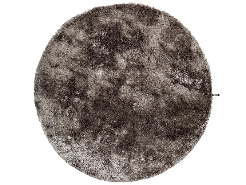 Tapis à poils longs Whisper Gris ø 200 cm rond