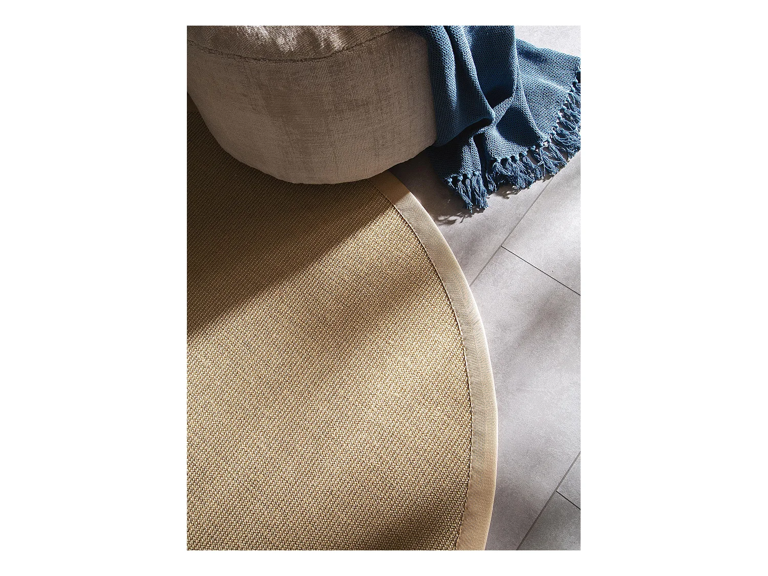 Tapis sisal Sana Crème ø 150 cm rond