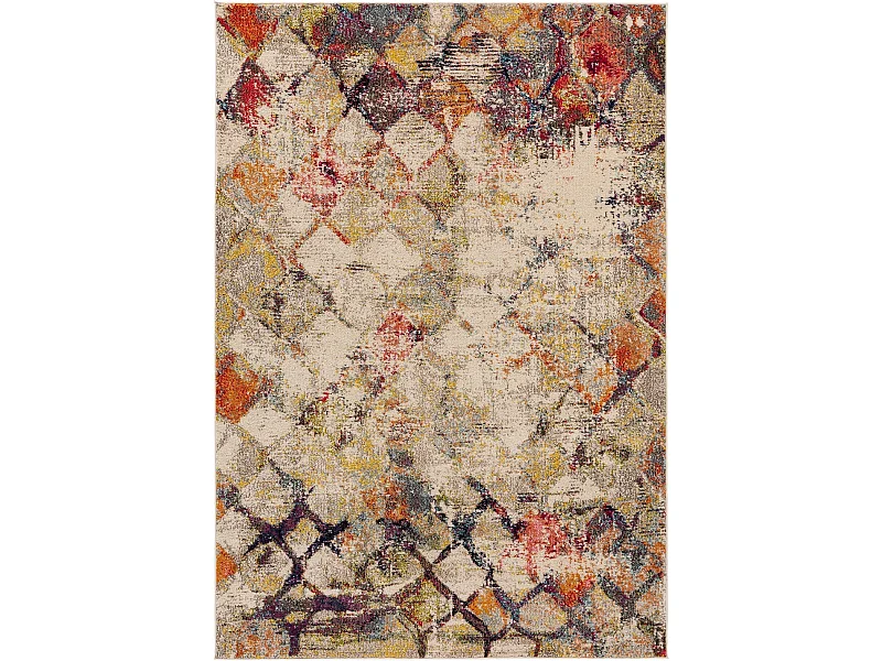 Tapis Casa Beige/Multicouleur 140x200 cm