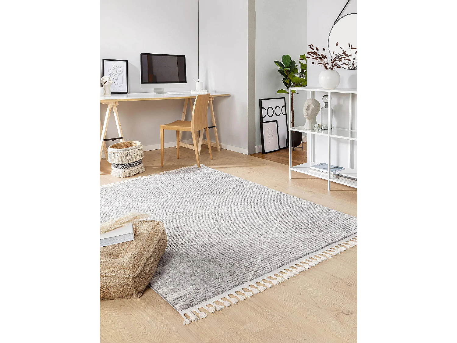 Tapis Bosse Gris 200x300 cm