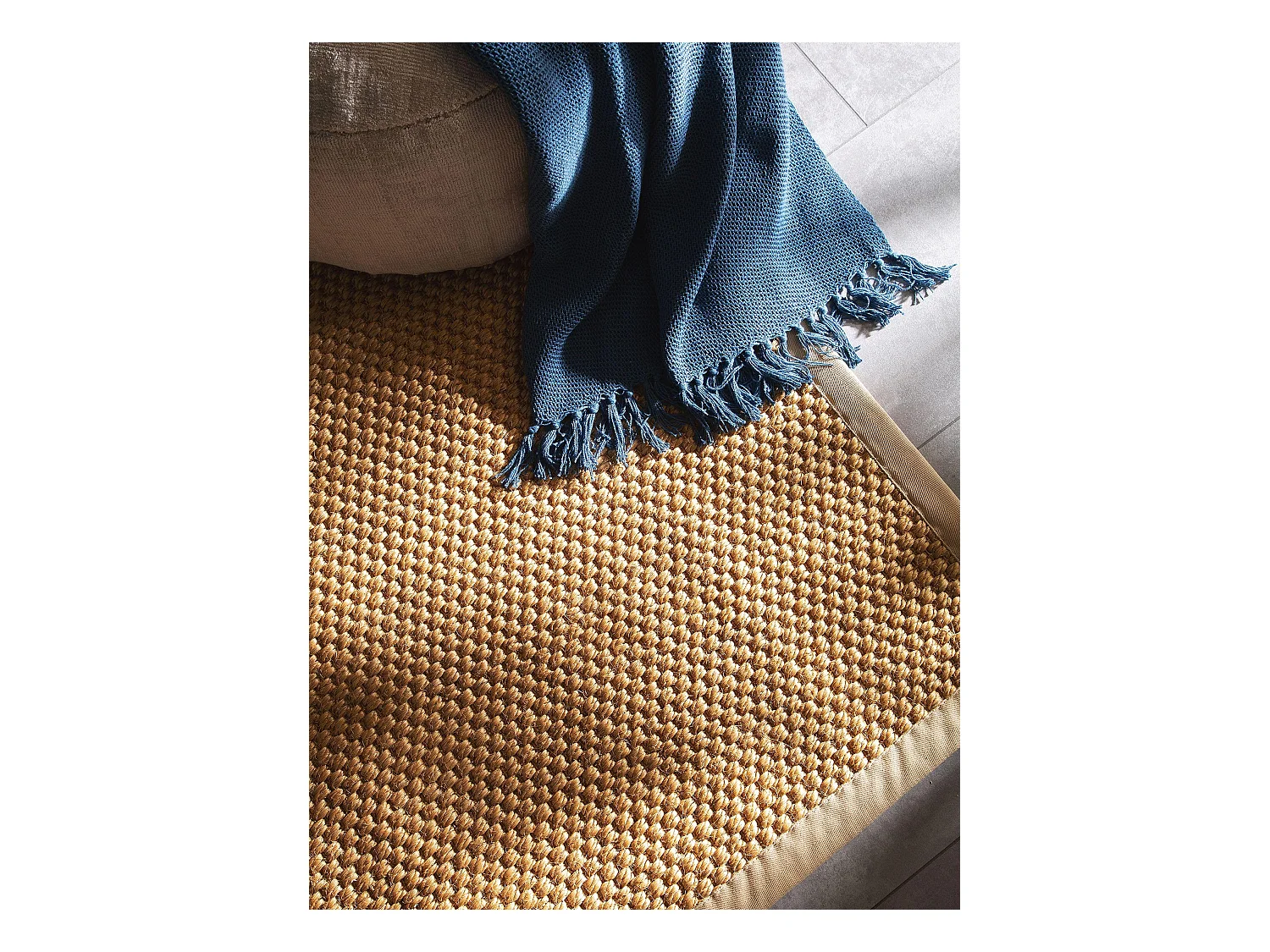 Tapis sisal Greta Beige 200x200 cm