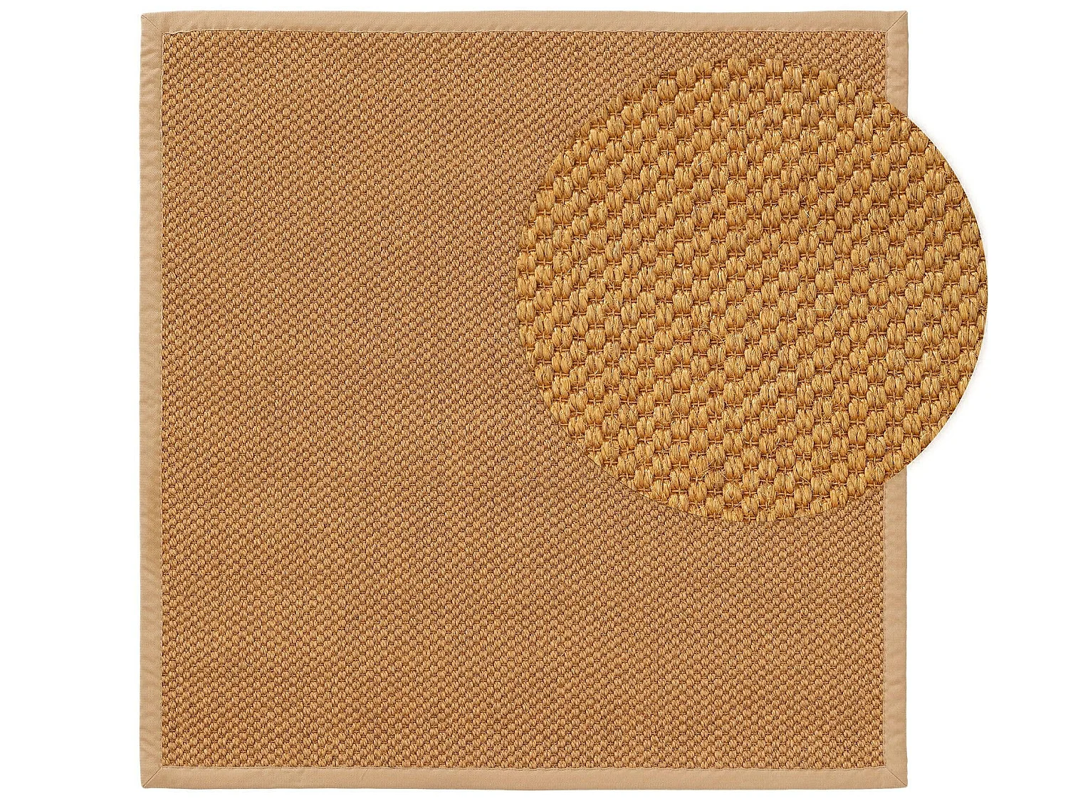 Tapis sisal Greta Beige 200x200 cm