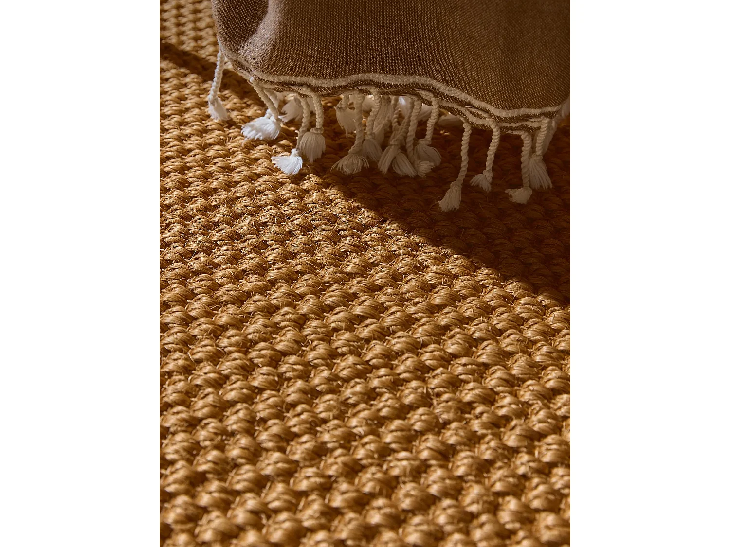 Tapis sisal Greta Beige 200x200 cm