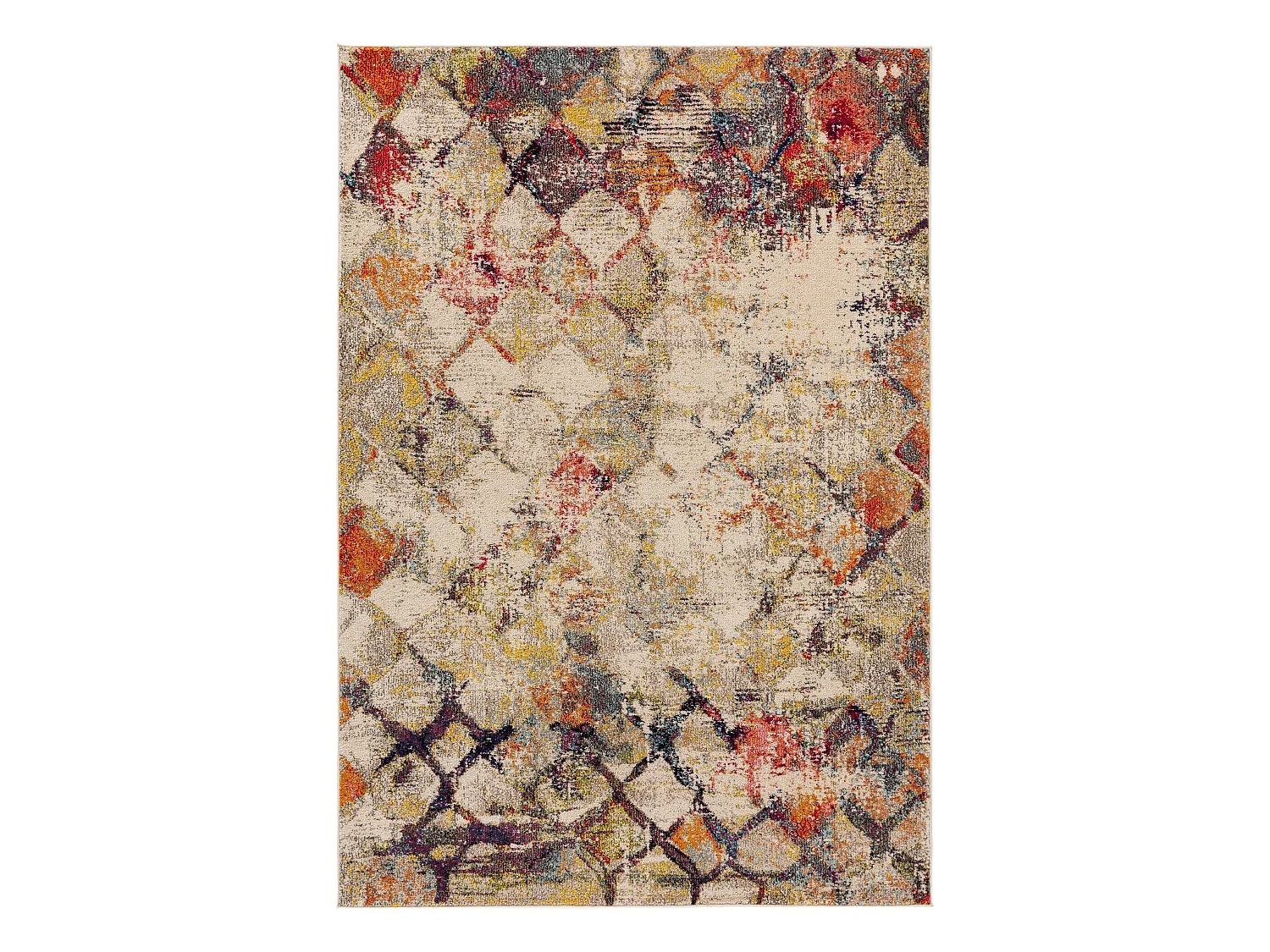 Tapis Casa Beige/Multicouleur 80x150 cm