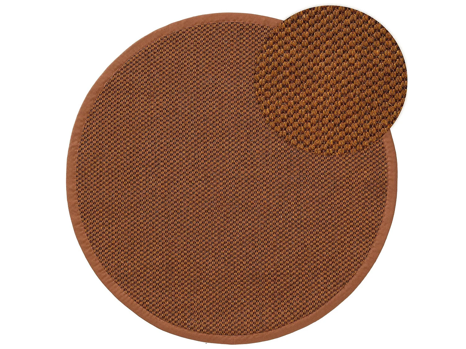 Tapis sisal Greta Marron clair ø 200 cm rond