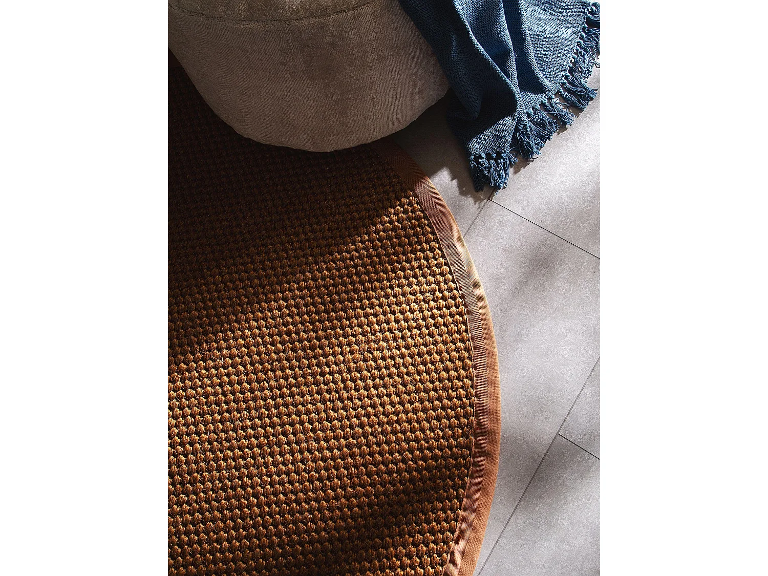 Tapis sisal Greta Marron clair ø 200 cm rond