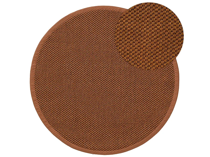 Tapis sisal Greta Marron clair ø 200 cm rond