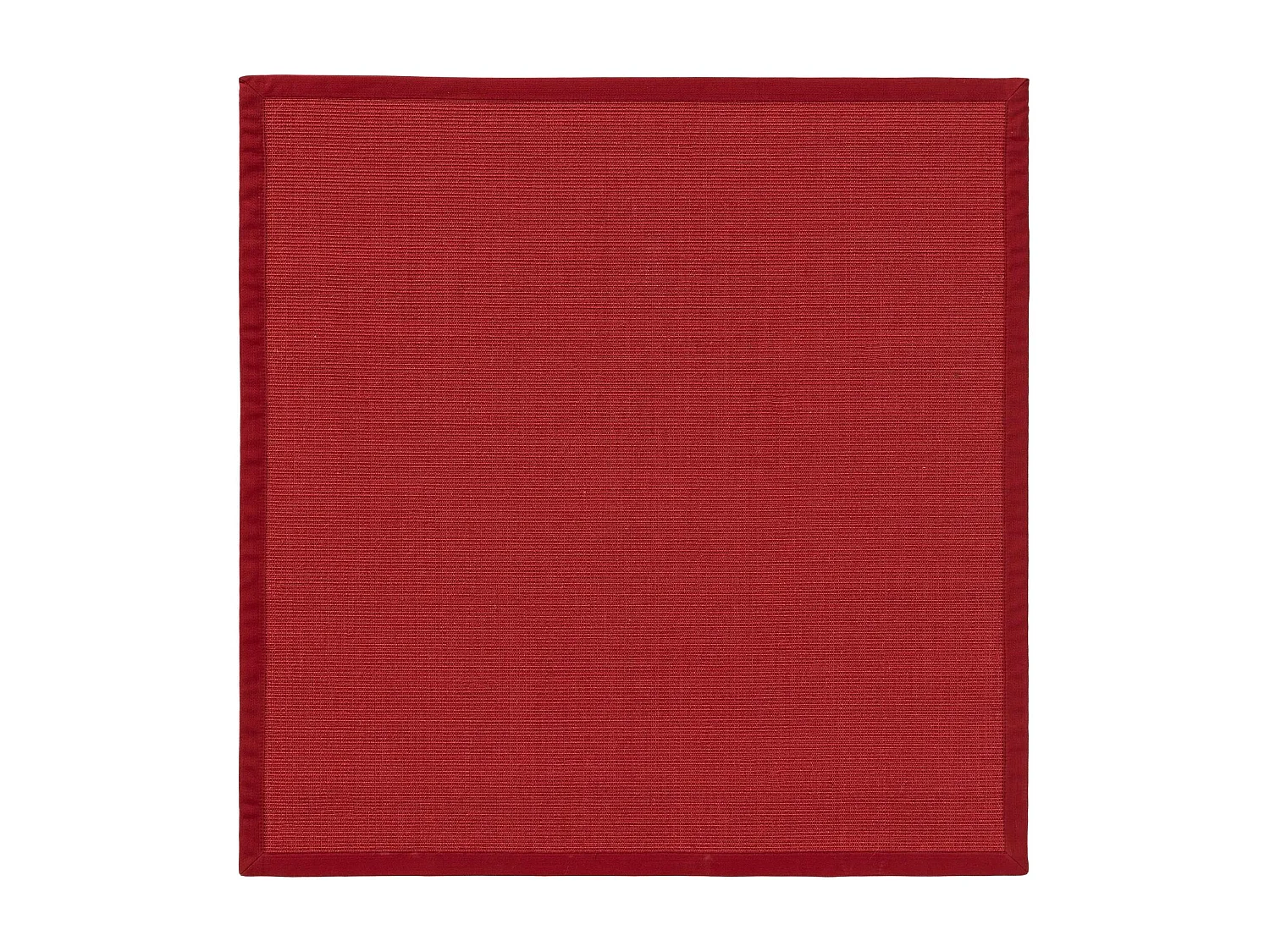 Tapis sisal Sana Rouge 150x150 cm