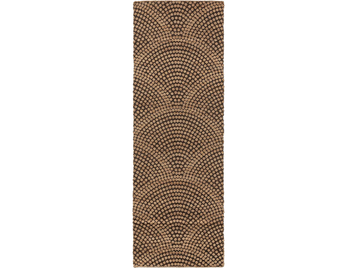 Tapis de jute Baru Beige/Marron 80x250 cm