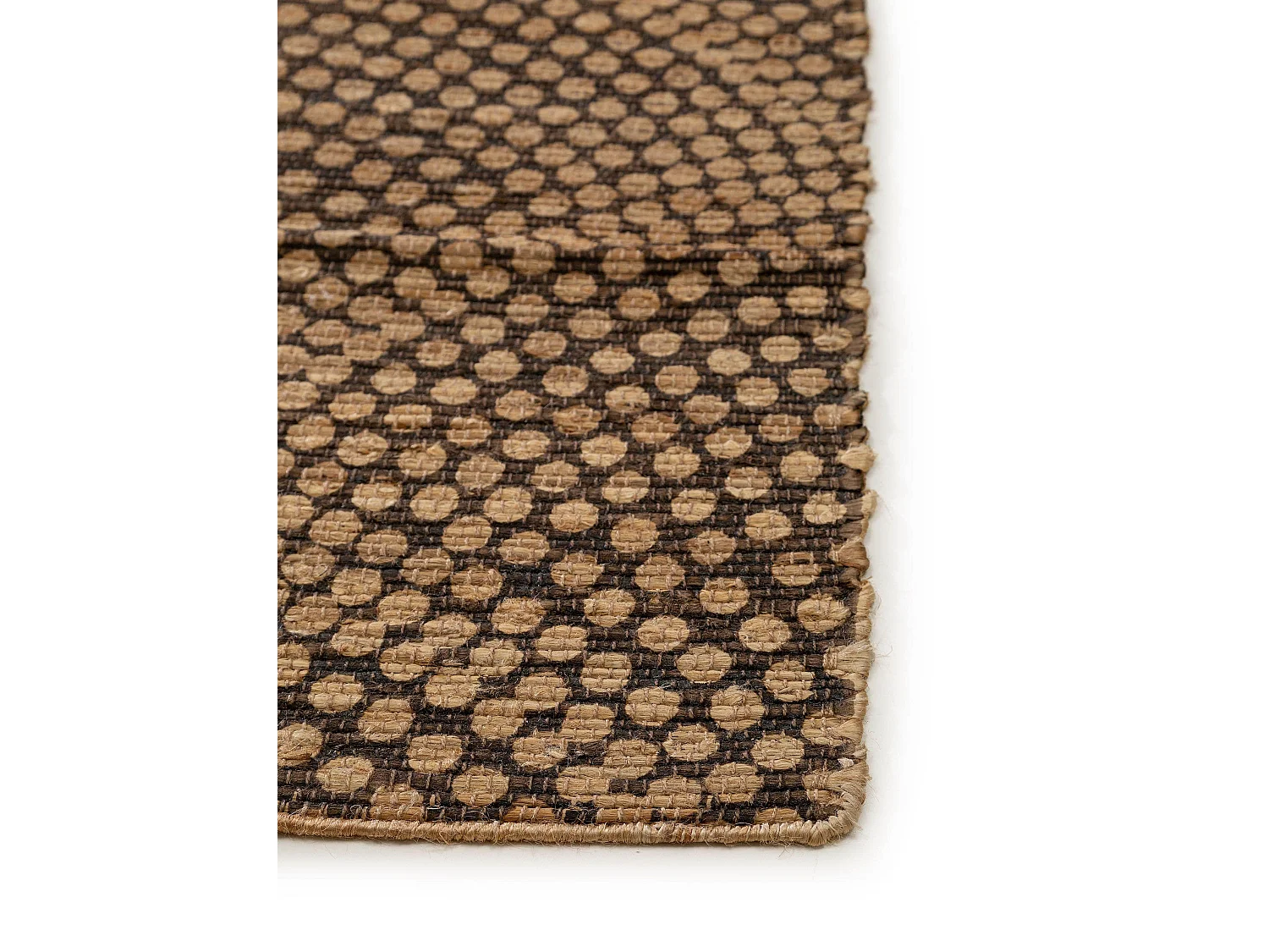 Tapis de jute Baru Beige/Marron 80x250 cm