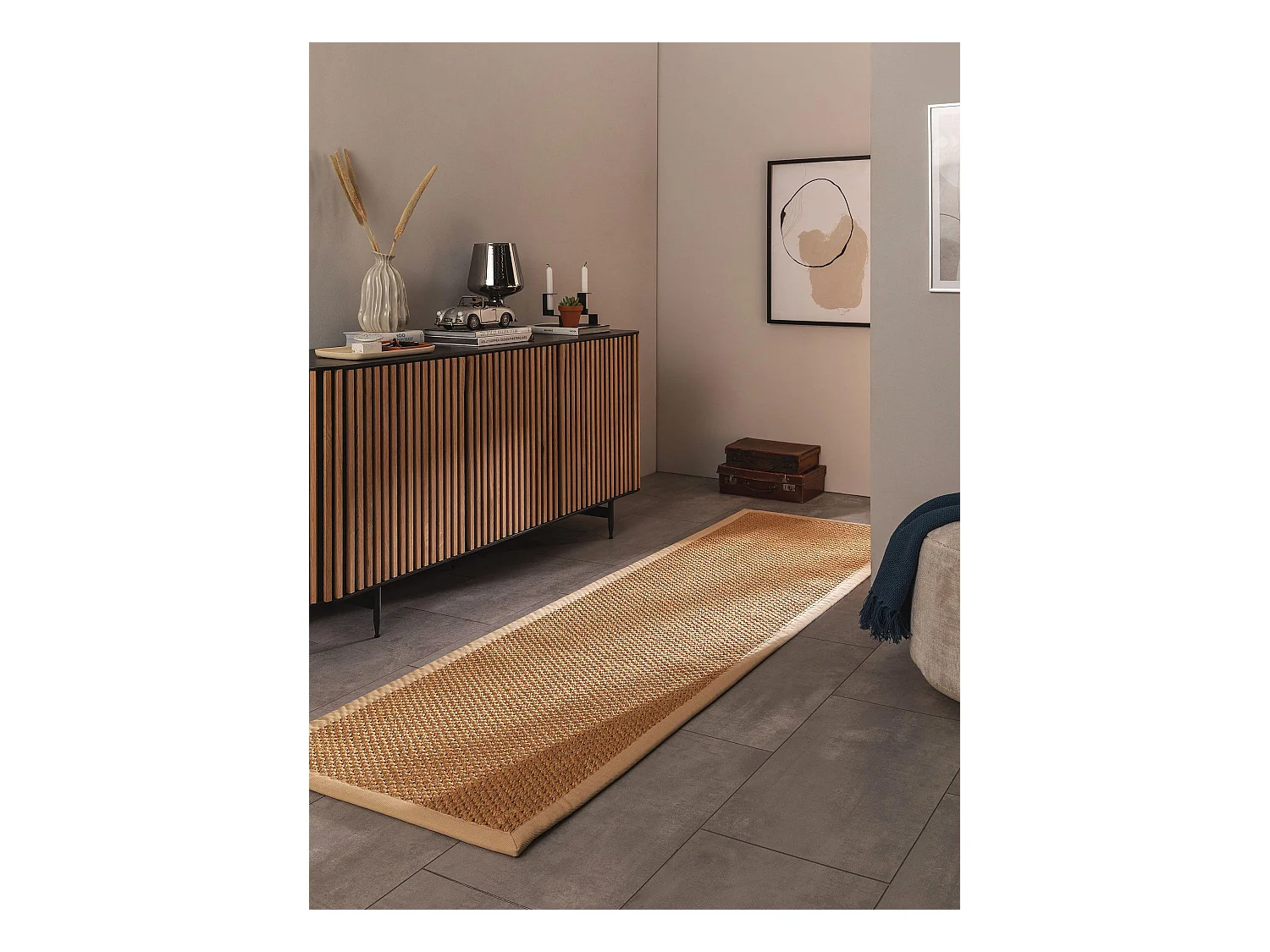 Tapis sisal Greta Beige 70x300 cm