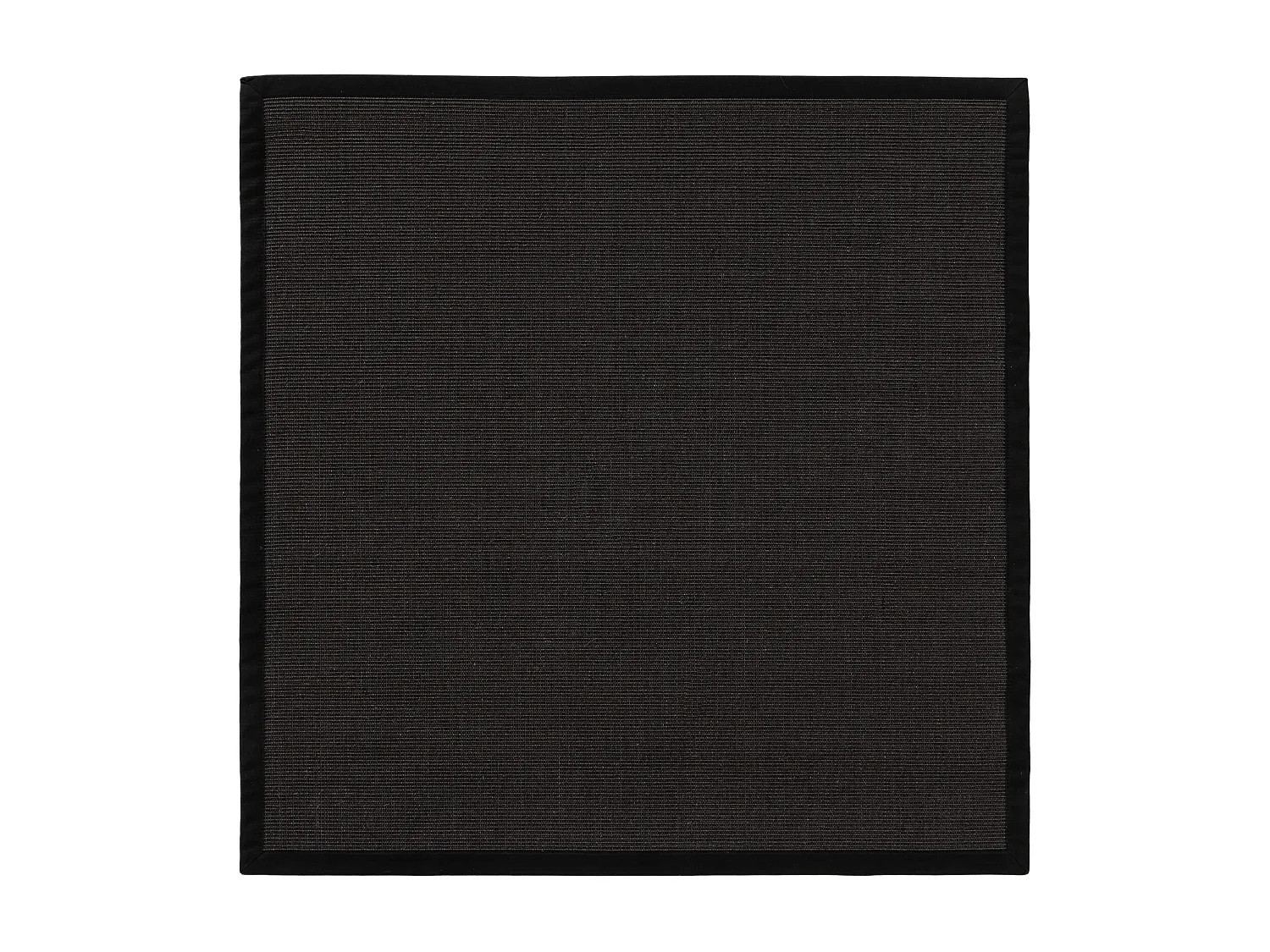 Tapis sisal Sana Noir 200x200 cm