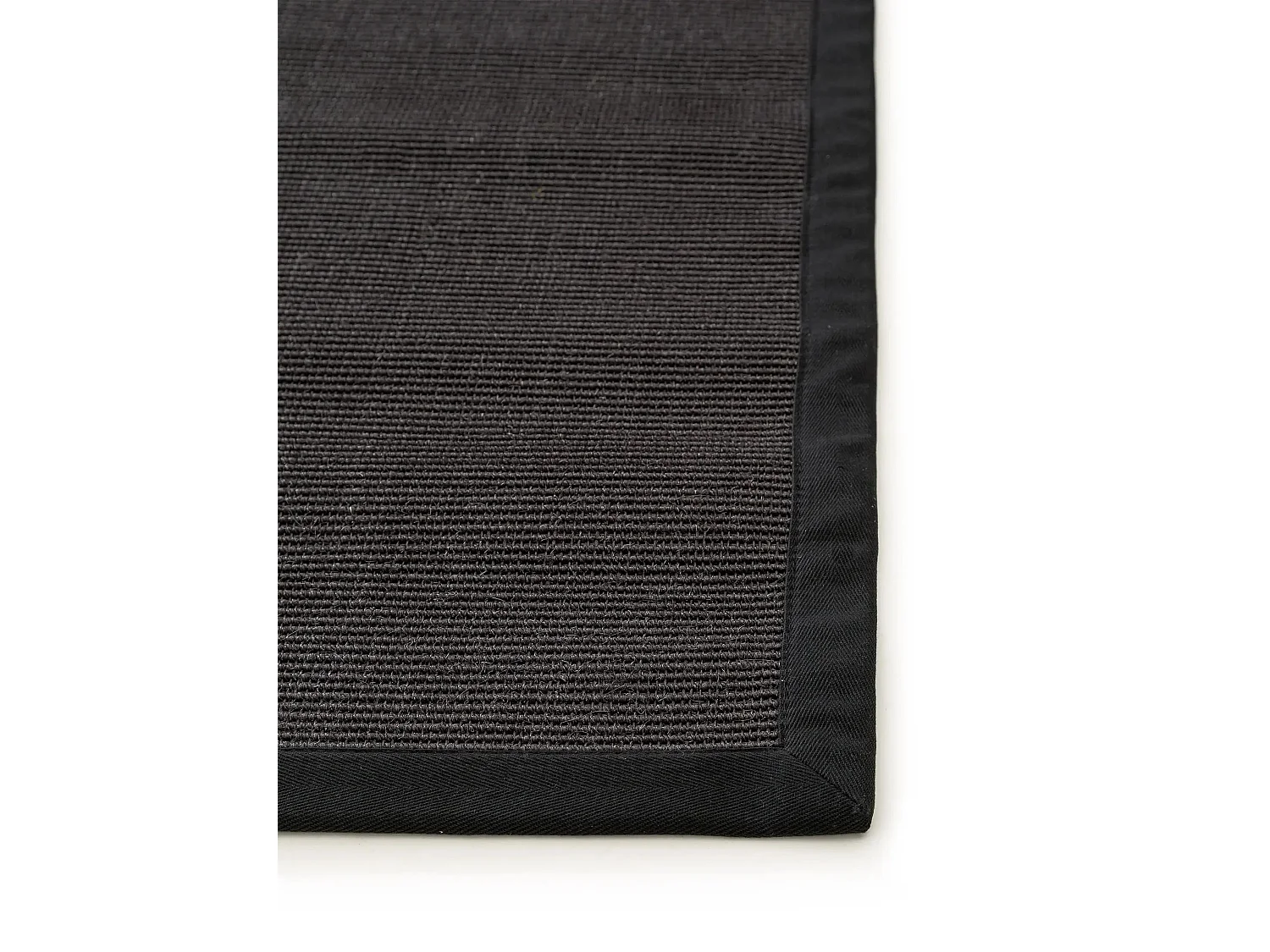 Tapis sisal Sana Noir 200x200 cm