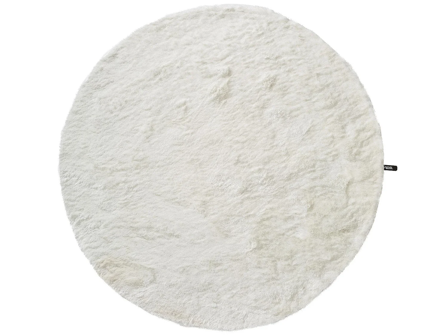 Tapis à poils longs Whisper Blanc ø 80 cm rond