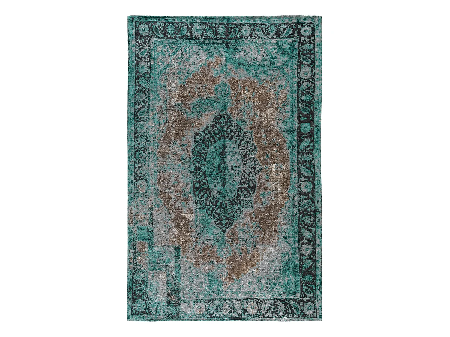 Tapis tissé à plat Tosca Turquoise 195x285 cm