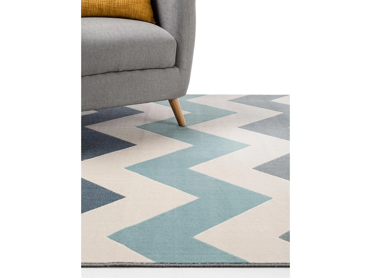 Tapis Dessert Bleu 80x150 cm
