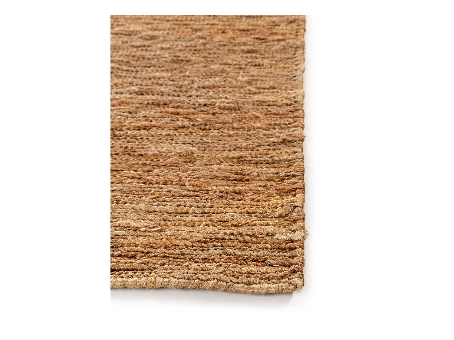 Tapis de jute Cosmo Marron clair 80x250 cm