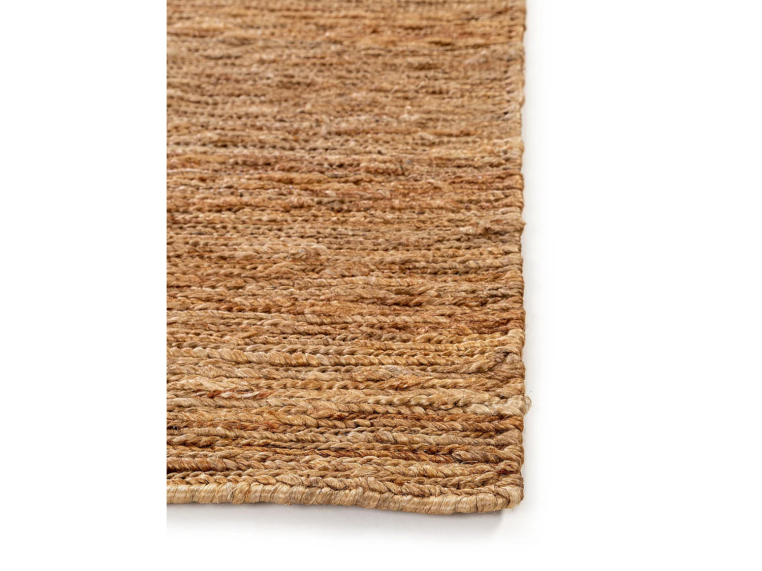 Tapis de jute Cosmo Marron clair 80x250 cm