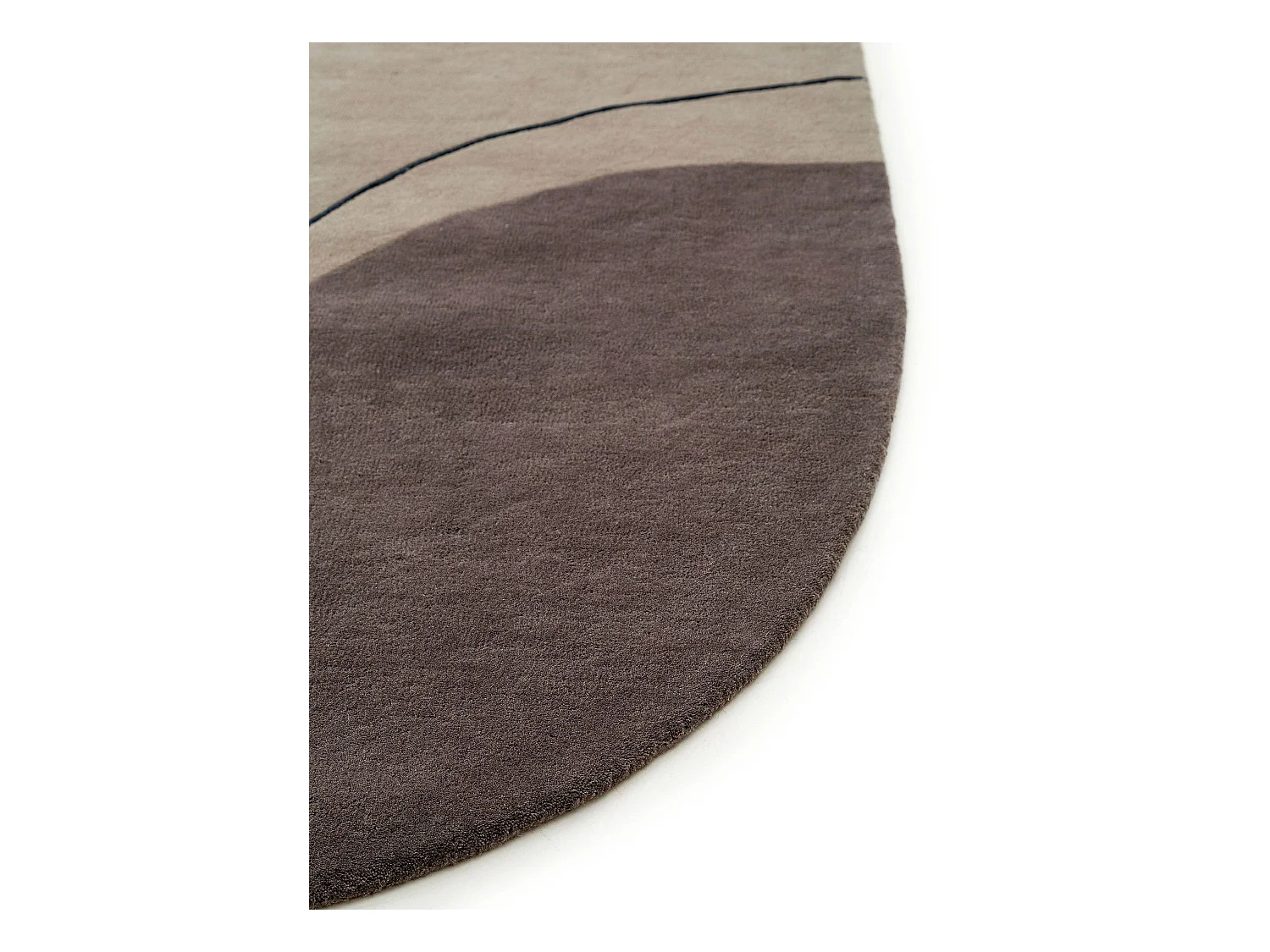 Tapis de laine Shape Taupe 160x230 cm