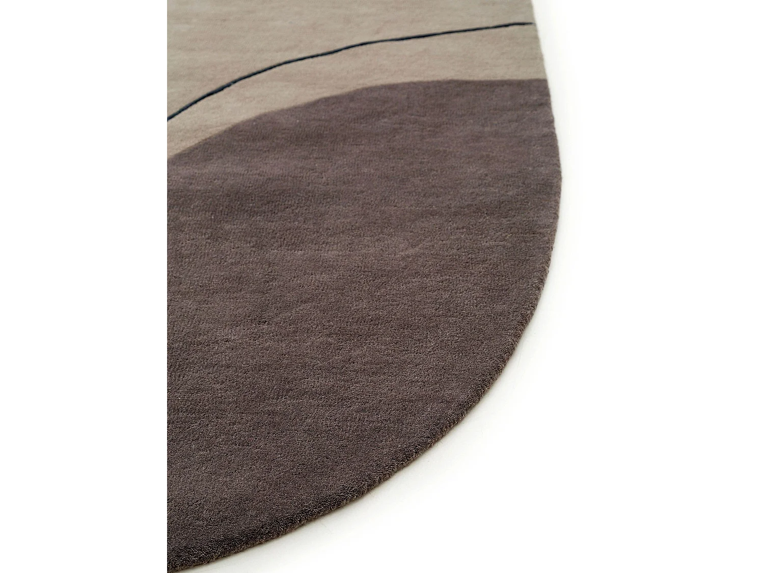 Tapis de laine Shape Taupe 160x230 cm
