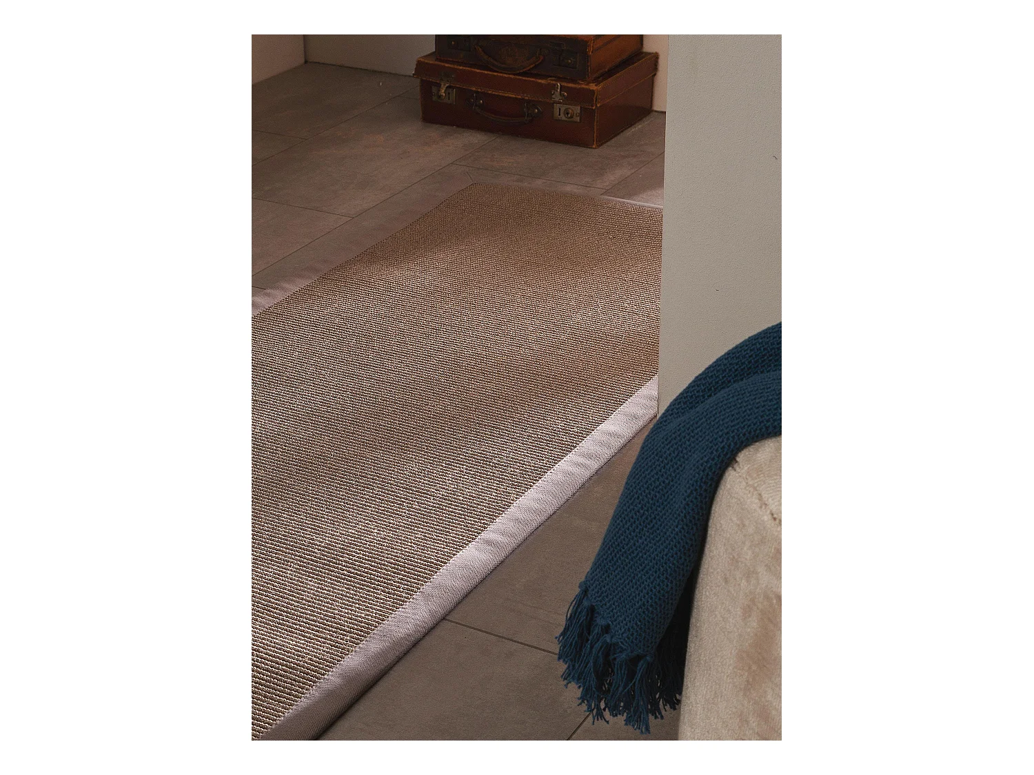 Tapis sisal Sana Gris 70x300 cm