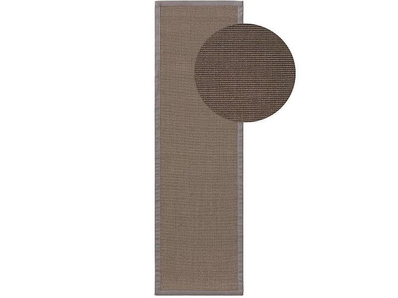 Tapis sisal Sana Gris 70x300 cm
