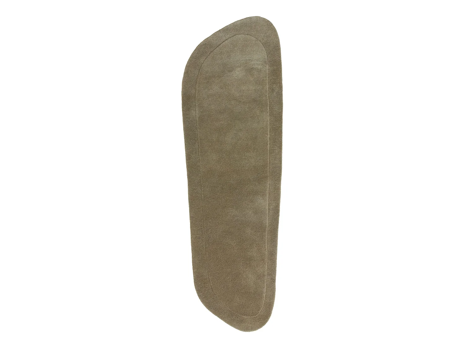 Tapis de laine Shape Vert clair 80x250 cm