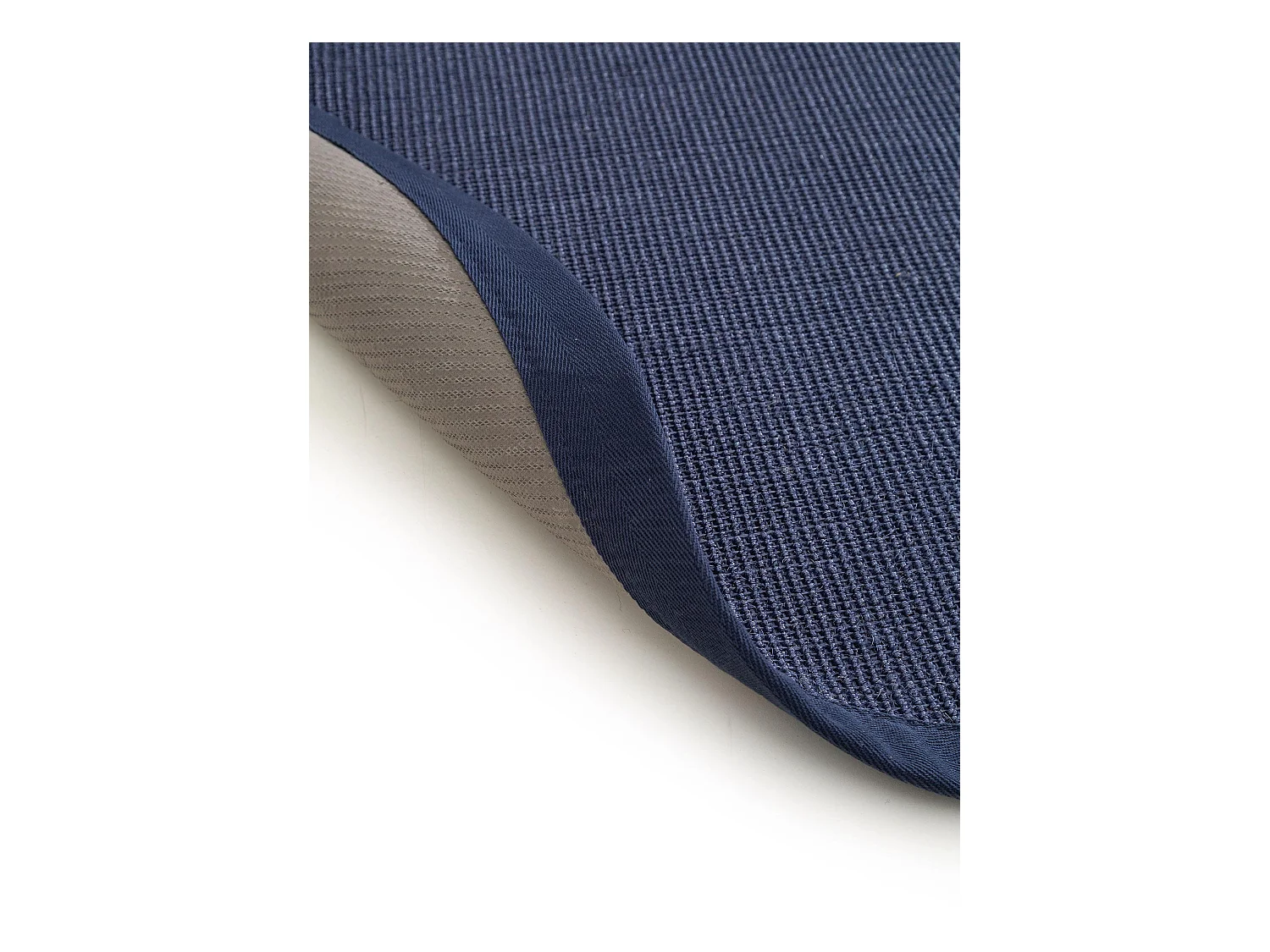 Tapis sisal Sana Bleu ø 200 cm rond