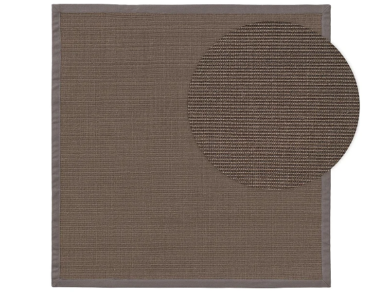 Tapis sisal Sana Gris 200x200 cm