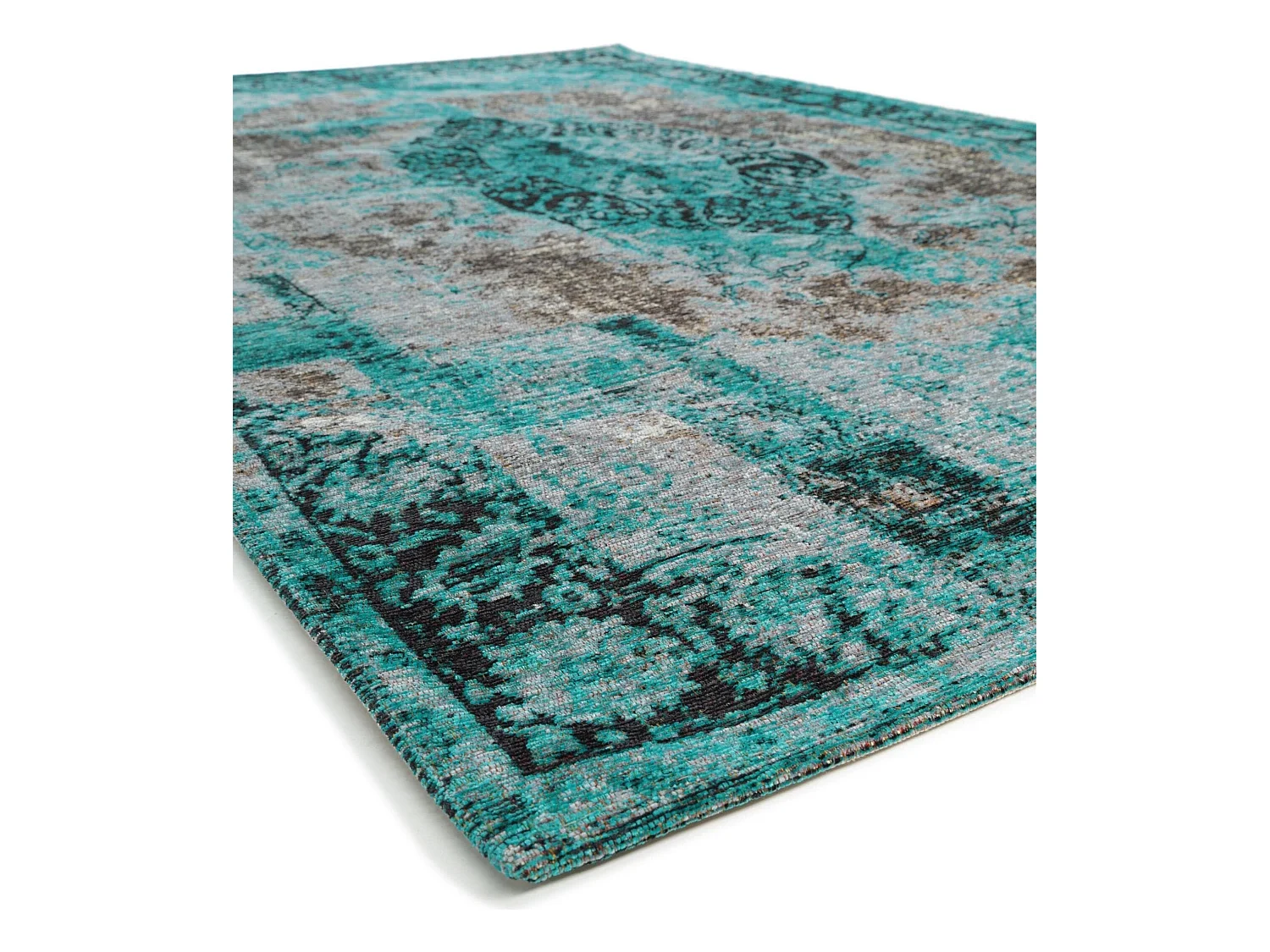 Tapis tissé à plat Tosca Turquoise 115x180 cm