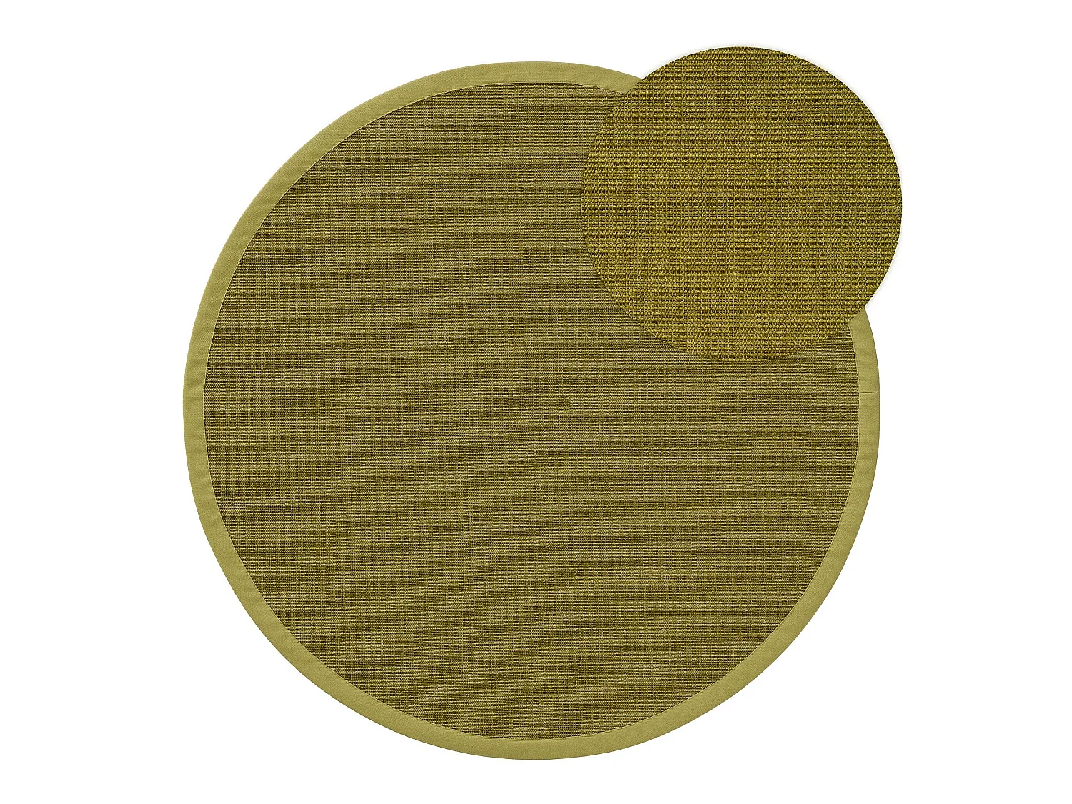 Tapis sisal Sana Vert ø 200 cm rond
