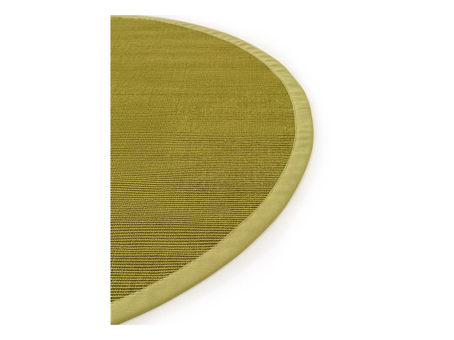 Tapis sisal Sana Vert ø 200 cm rond