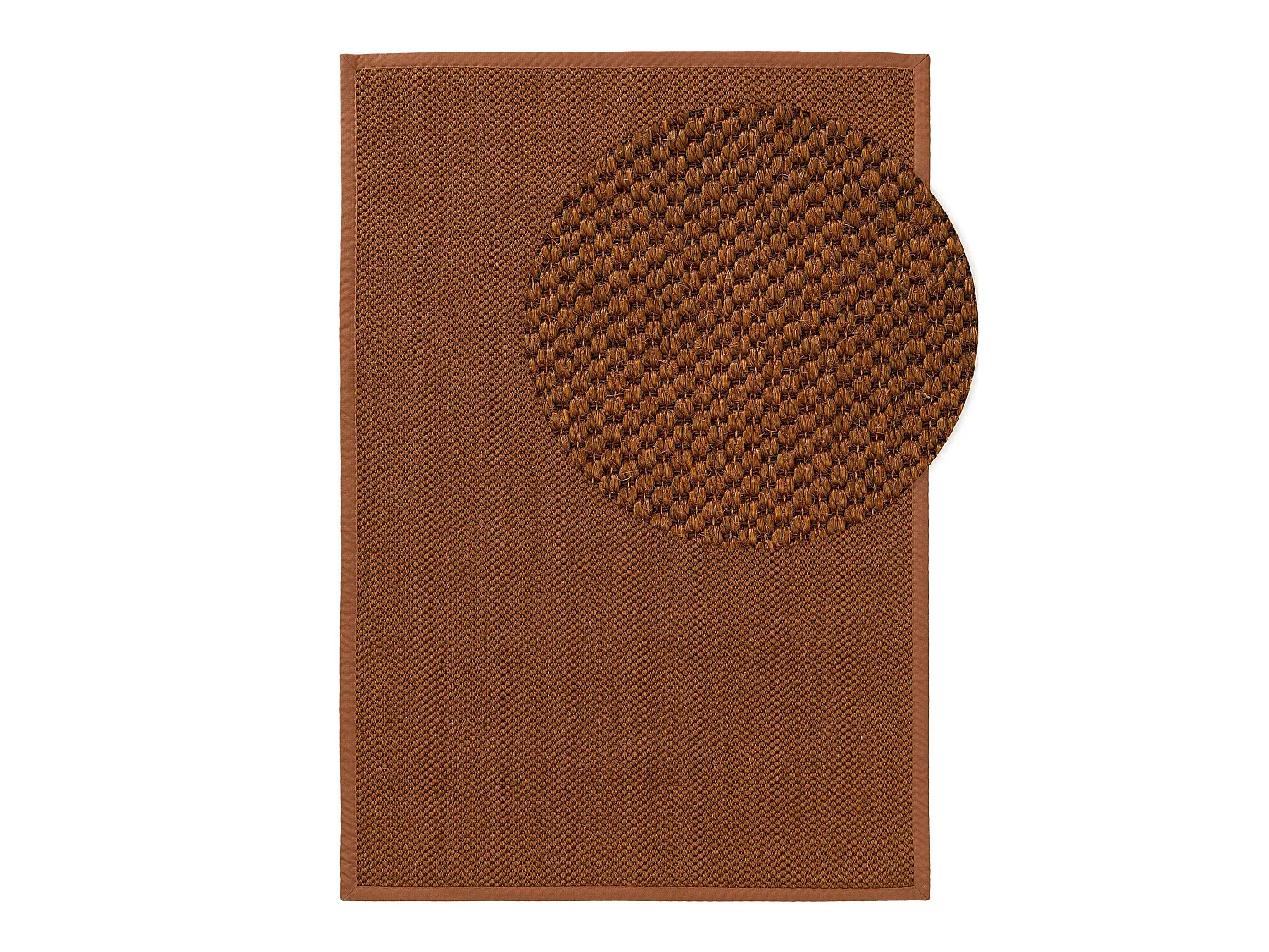 Tapis sisal Greta Marron clair 120x180 cm