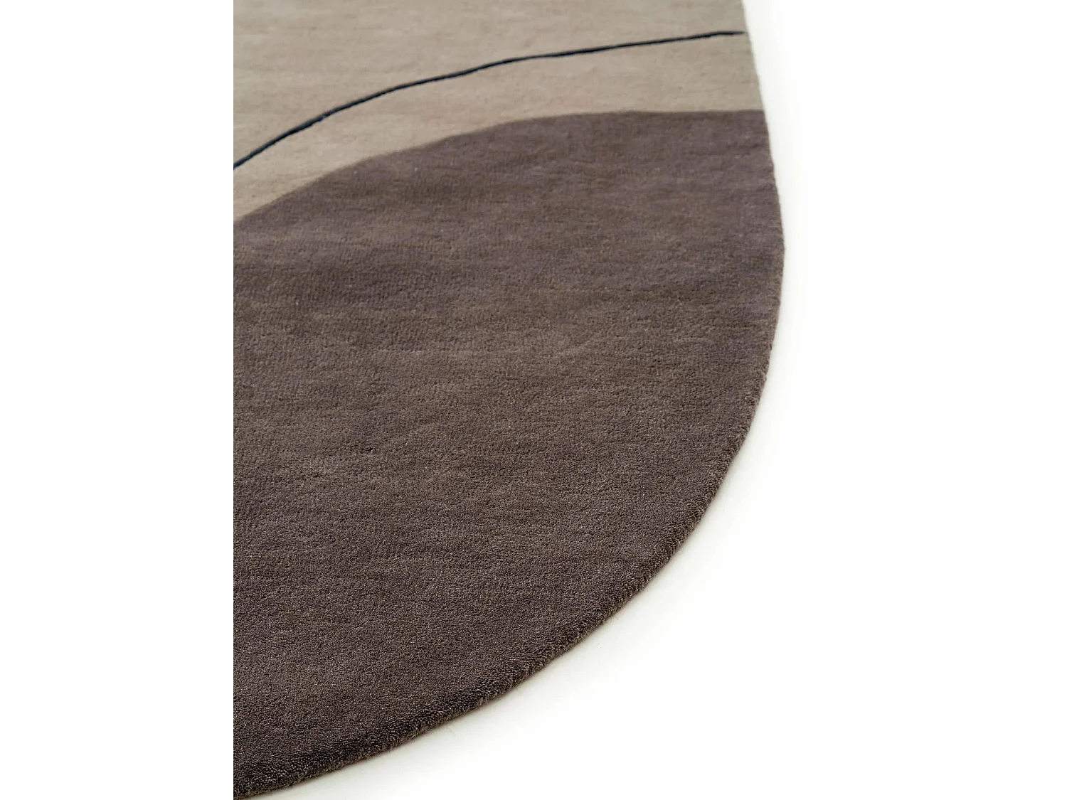 Tapis de laine Shape Taupe 200x300 cm